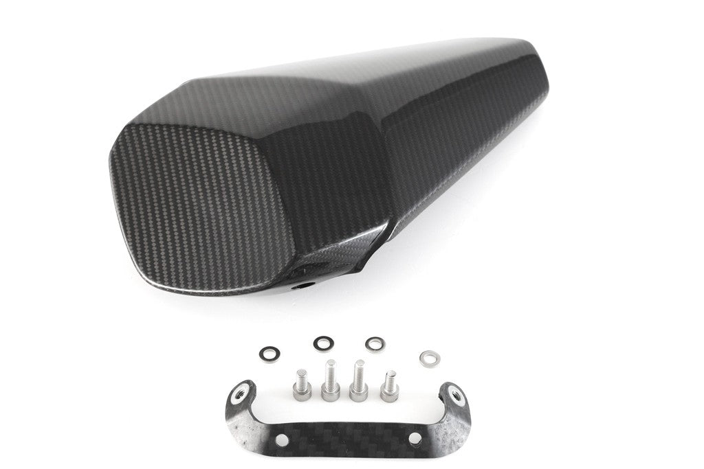 MOTOCORSE SEAT COVER - YAMAHA YZF-R1 (2015 - 2019) Trama del carbonio e finitura superficiale - 200P – Plain Lucido 1
