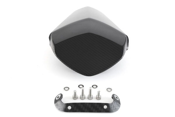 MOTOCORSE SEAT COVER - YAMAHA YZF-R1 (2015 - 2019) Trama del carbonio e finitura superficiale - 200P – Plain Lucido 2