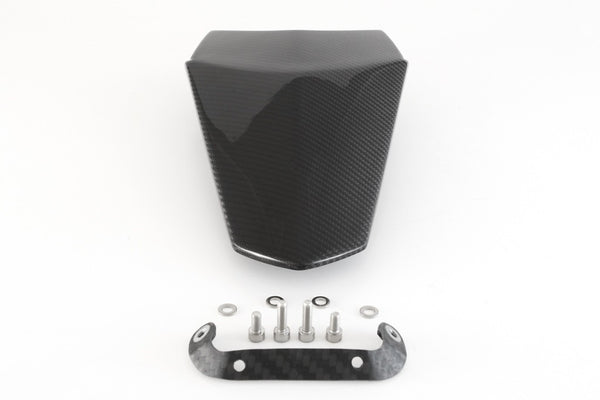 MOTOCORSE SEAT COVER - YAMAHA YZF-R1 (2015 - 2019) Trama del carbonio e finitura superficiale - 200P – Plain Lucido 3
