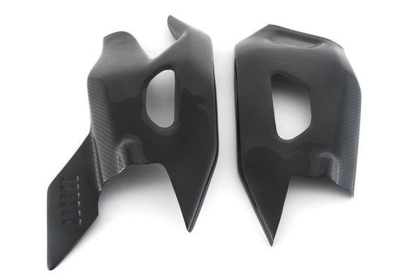 MOTOCORSE SWINGARM GUARD - SET - YAMAHA YZF-R1 (2015-) Trama del carbonio e finitura superficiale - 245T – Twill Lucido 2