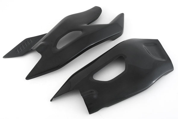 MOTOCORSE SWINGARM GUARD - SET - YAMAHA YZF-R1 (2015-) Trama del carbonio e finitura superficiale - 245T – Twill Lucido 4