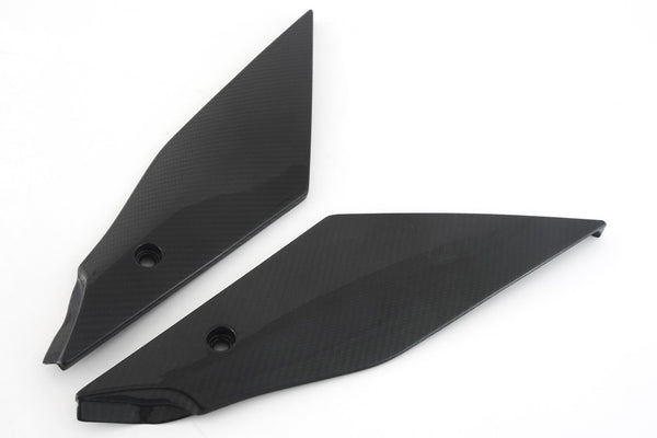 MOTOCORSE UNDER TANK SIDE PANEL - SET - YAMAHA YZF-R1 (2020-) Trama del carbonio e finitura superficiale - 245T – Twill Lucido 1