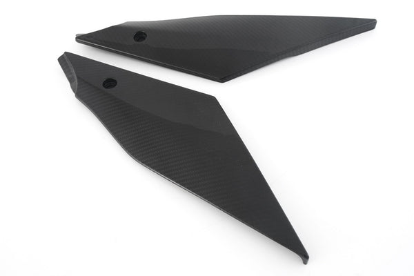 MOTOCORSE UNDER TANK SIDE PANEL - SET - YAMAHA YZF-R1 (2020-) Trama del carbonio e finitura superficiale - 245T – Twill Lucido 2