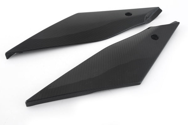 MOTOCORSE UNDER TANK SIDE PANEL - SET - YAMAHA YZF-R1 (2020-) Trama del carbonio e finitura superficiale - 245T – Twill Lucido 3