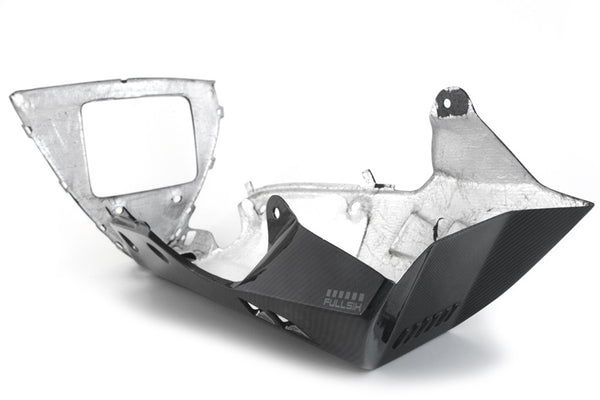 MOTOCORSE BELLY PAN RACE - After market Exhaust without CAT - YAMAHA YZF-R1 (2020-) Trama del carbonio e finitura superficiale - 245T – Twill Lucido 1