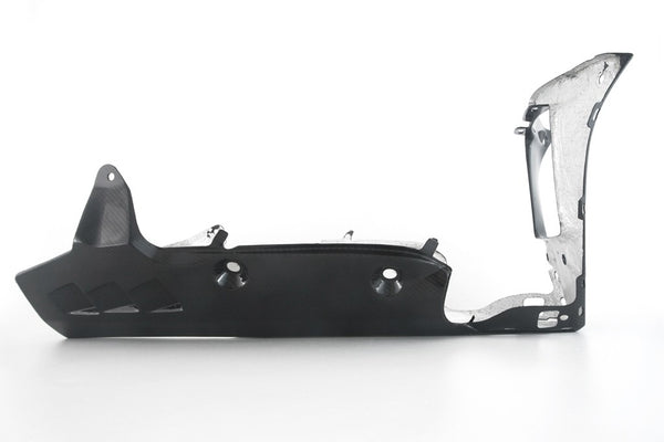 MOTOCORSE BELLY PAN - WITH OEM EXHAUST OR SLIP-ON - YAMAHA YZF-R1 (2020-) Trama del carbonio e finitura superficiale - 245T – Twill Lucido 1