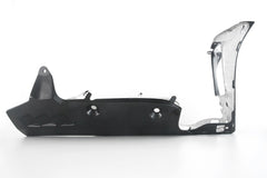 MOTOCORSE BELLY PAN - WITH OEM EXHAUST OR SLIP-ON - YAMAHA YZF-R1 (2020-) Trama del carbonio e finitura superficiale - 245T – Twill Lucido