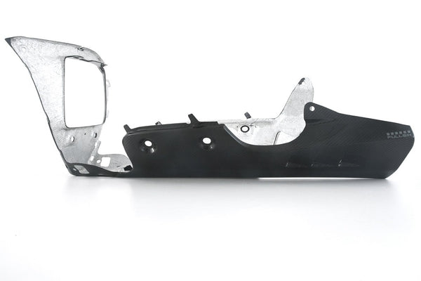 MOTOCORSE BELLY PAN - WITH OEM EXHAUST OR SLIP-ON - YAMAHA YZF-R1 (2020-) Trama del carbonio e finitura superficiale - 245T – Twill Lucido 3