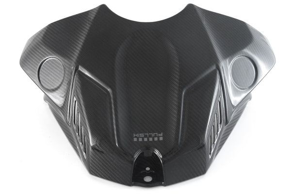 MOTOCORSE TANK COVER - YAMAHA YZF-R1 (2020-) Trama del carbonio e finitura superficiale - 245T – Twill Lucido 1