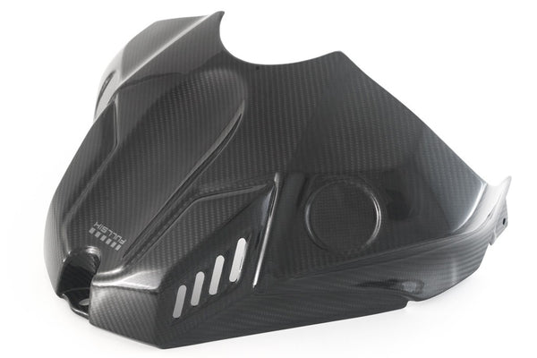 MOTOCORSE TANK COVER - YAMAHA YZF-R1 (2020-) Trama del carbonio e finitura superficiale - 245T – Twill Lucido 2
