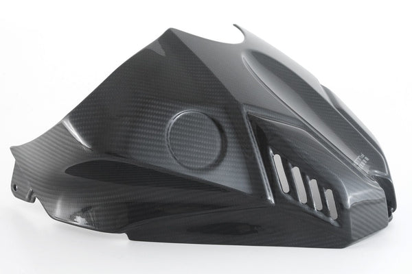 MOTOCORSE TANK COVER - YAMAHA YZF-R1 (2020-) Trama del carbonio e finitura superficiale - 245T – Twill Lucido 4