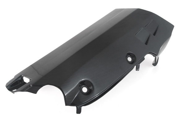 MOTOCORSE BELLY PAN RACE R1M - After market Exhaust without CAT - YAMAHA YZF-R1 (2020-) Trama del carbonio e finitura superficiale - 245T – Twill Lucido 3