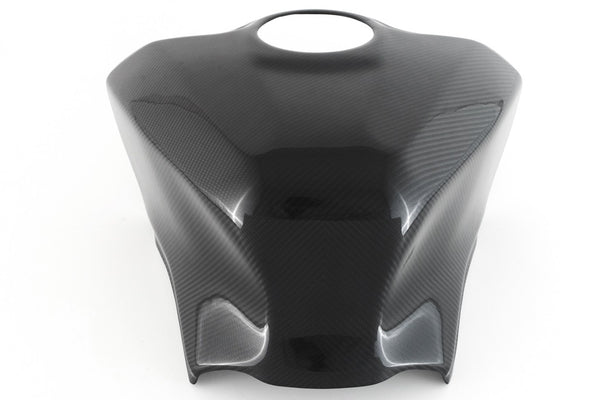 MOTOCORSE TANK EXTENSION - FULL  - YAMAHA YZF-R1 (2015-2024) Trama del carbonio e finitura superficiale - 200P – Plain Lucido 2