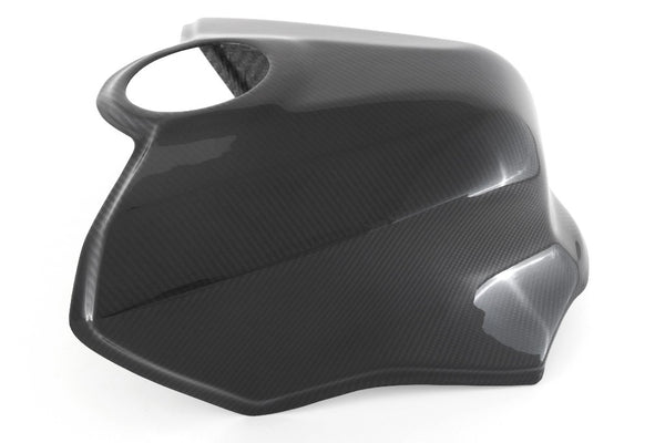 MOTOCORSE TANK EXTENSION - FULL  - YAMAHA YZF-R1 (2015-2024) Trama del carbonio e finitura superficiale - 200P – Plain Lucido 4