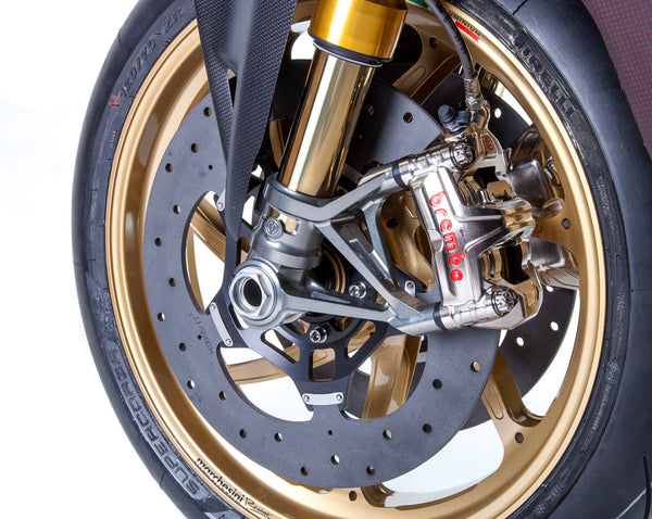 Pair of SICOM T-Drive 330x6mm carbon-ceramic front brake discs for DUCATI 1098/1198 - Panigale/Streetfighter V4 - Desmosedici RR 2