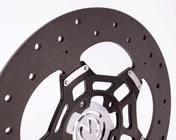 Pair of SICOM T-Drive 330x6mm carbon-ceramic front brake discs for DUCATI 1098/1198 - Panigale/Streetfighter V4 - Desmosedici RR 5