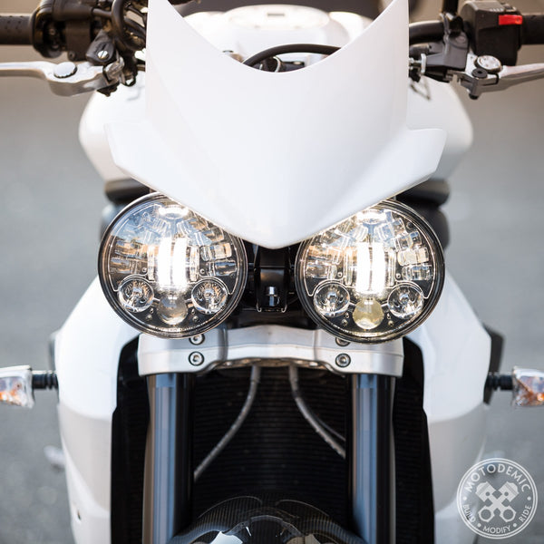 Triumph Round Headlight Conversion