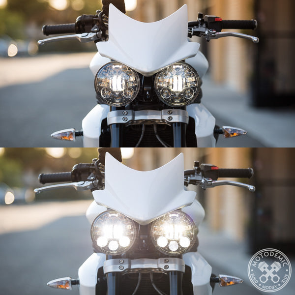 Triumph Round Headlight Conversion