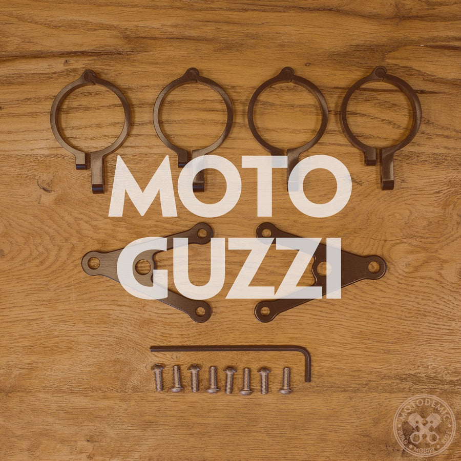 Moto Guzzi Custom Headlight-Brackets