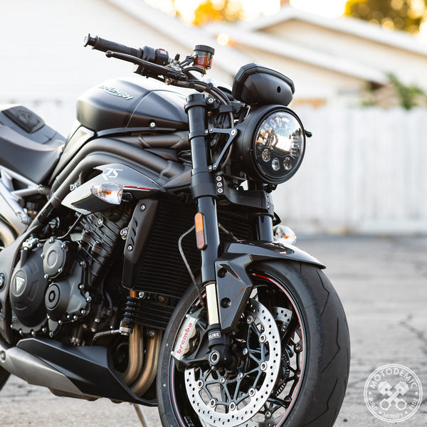 Speed Triple RS Single Headlight Conversion