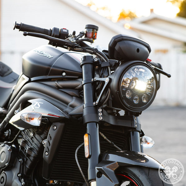 Speed Triple RS Single Headlight Conversion