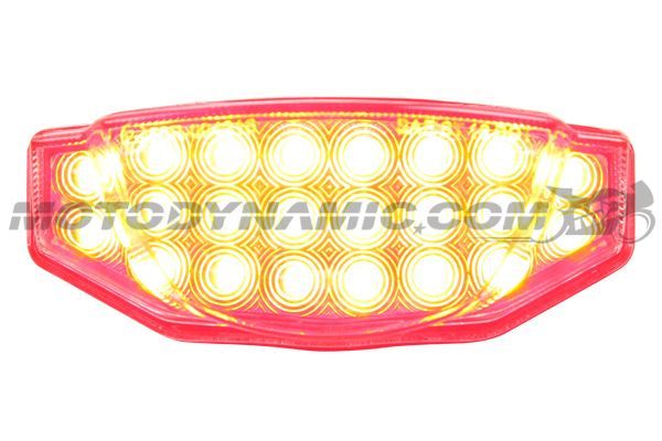 MotoDynamic Sequential LED Tail Light Clear - Ducati Scrambler 2015-2023