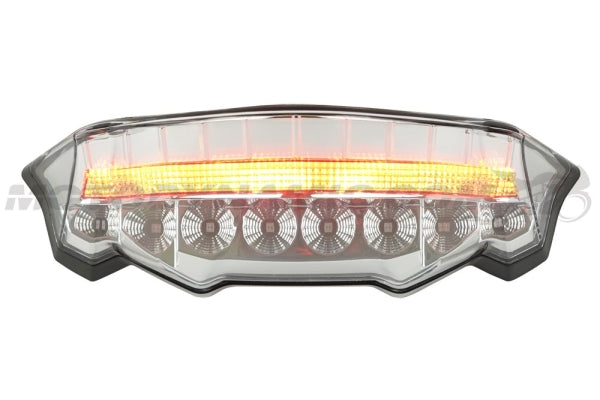 MotoDynamic Sequential LED Tail Light Clear - Ducati Monster 937/937+/SP 2021-2025 SKU D-21MST-C