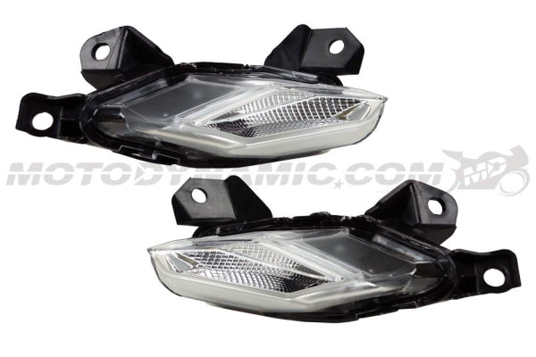 MotoDynamic Switchback LED DRL Front Turn Signals - Suzuki Katana 2020+ USA Model FT-S20KAT