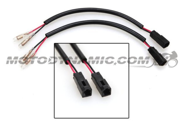 MotoDynamic Ducati Two-Wire Turn Signal Harness - Monster / Streetfighter / Panigale - Pair WH-D01