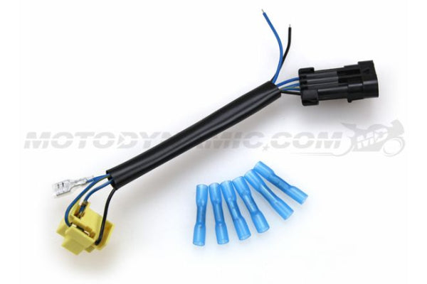 MotoDynamic WH-HD-02 7-inch LED Headlight Wire Harness Adapter for 2014+ Touring / Trike Replacement Adapter
