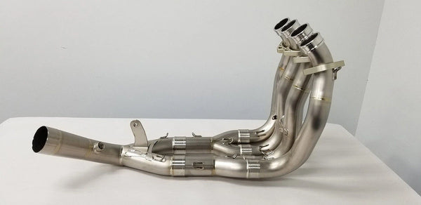Graves Motorsports Yamaha R1 Full Titanium Exhaust System with Titanium 200mm Silencer