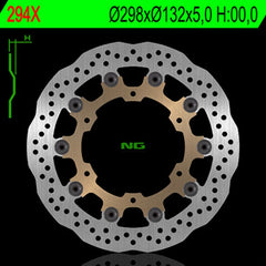 NG BRAKES NG294X Front / Rear Brake Disc – YAMAHA BT BULLDOG