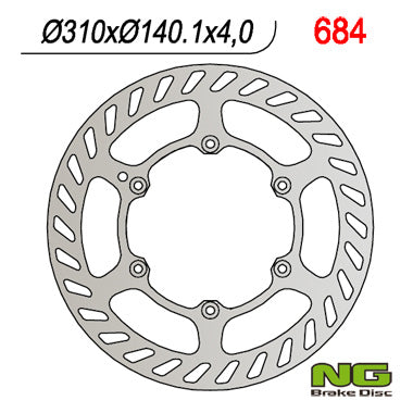 NG BRAKES NG684 brake disc
