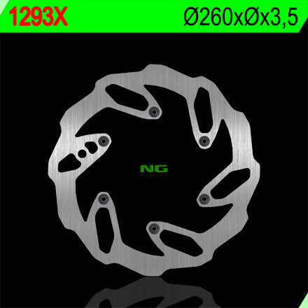 NG BRAKES NG1293X brake disc