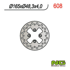 NG BRAKES NG608 Front Brake Disc – BOMBARDIER DS / DS BAJA / DS X