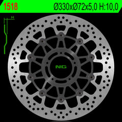 NG BRAKES NG1518 Front Brake Disc – DUCATI MULTISTRADA PIKES PEAK ABS