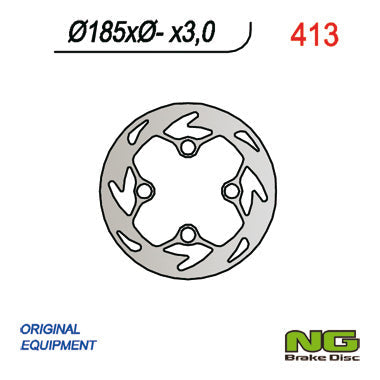 NG BRAKES NG413 brake disc