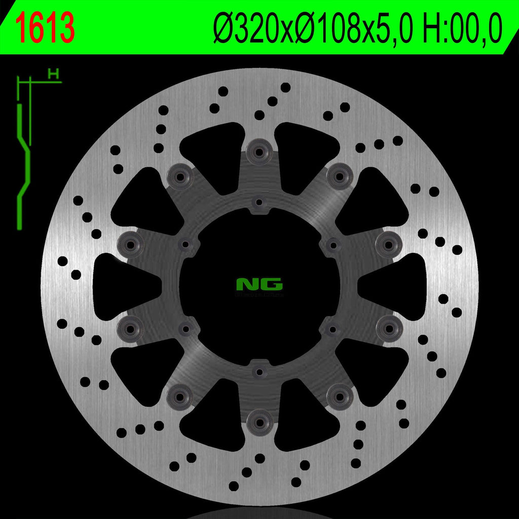 NG BRAKES NG1613 brake disc