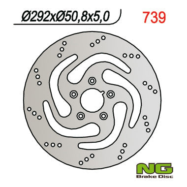NG BRAKES NG739 brake disc