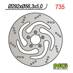 NG BRAKES NG735 Front Brake Disc – H.D CRUISER FLSTN SOFTAIL DELUXE (EUROPE)