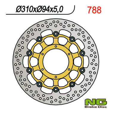 NG BRAKES NG788 brake disc