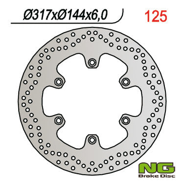 NG BRAKES NG125 brake disc