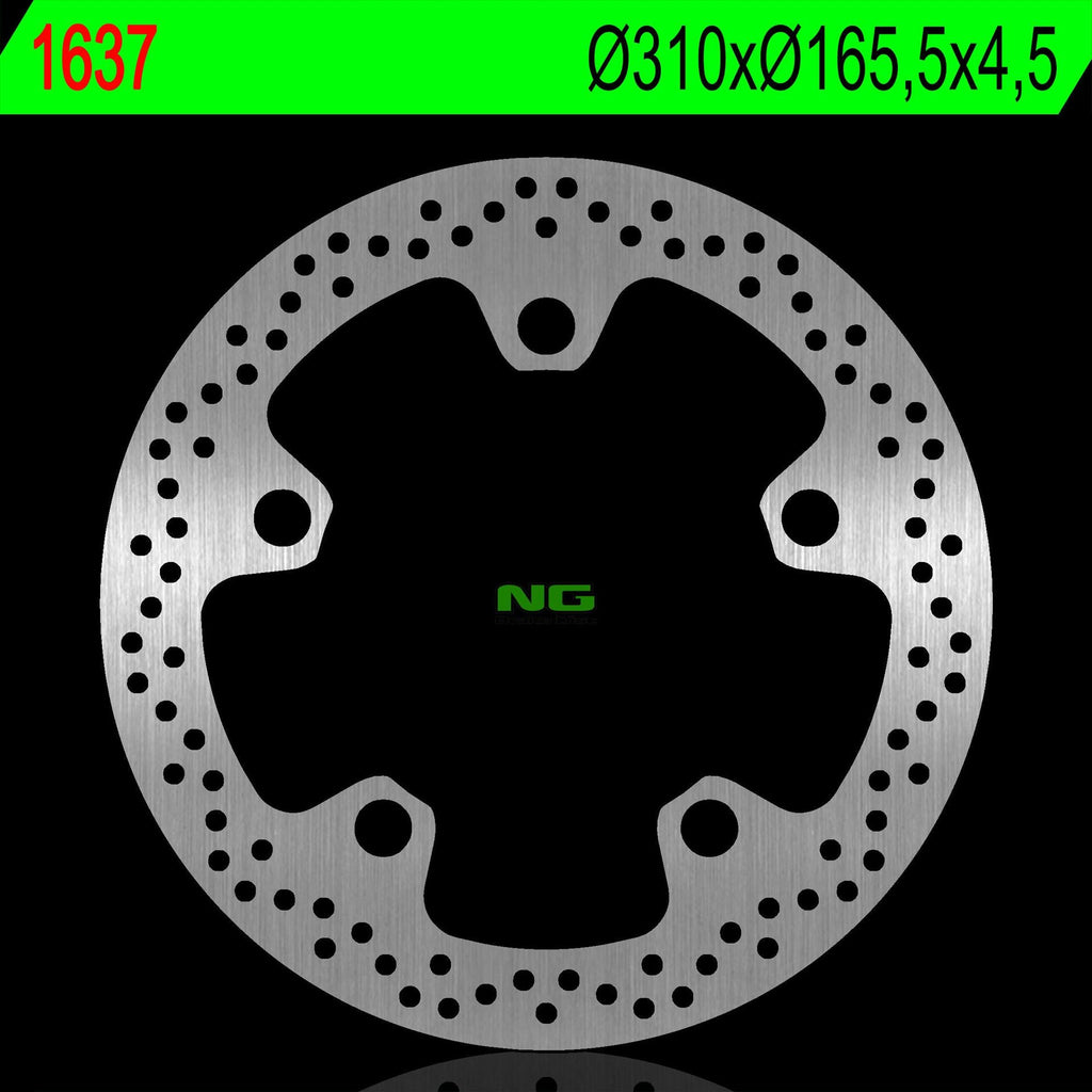 NG BRAKES NG1637 brake disc