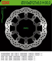 NG BRAKES NG1224X Front Brake Disc – HUSABERG FS