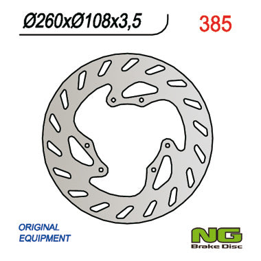 NG BRAKES NG385 brake disc