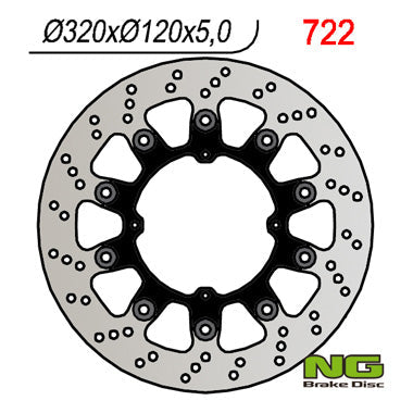 NG BRAKES NG722 brake disc