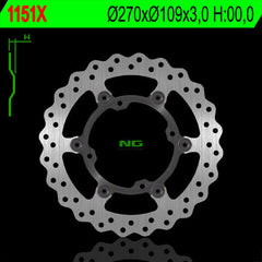 NG BRAKES NG1151X Front Brake Disc – KAWASAKI KX