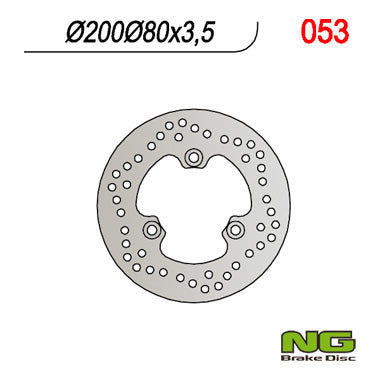 NG BRAKES NG053 brake disc