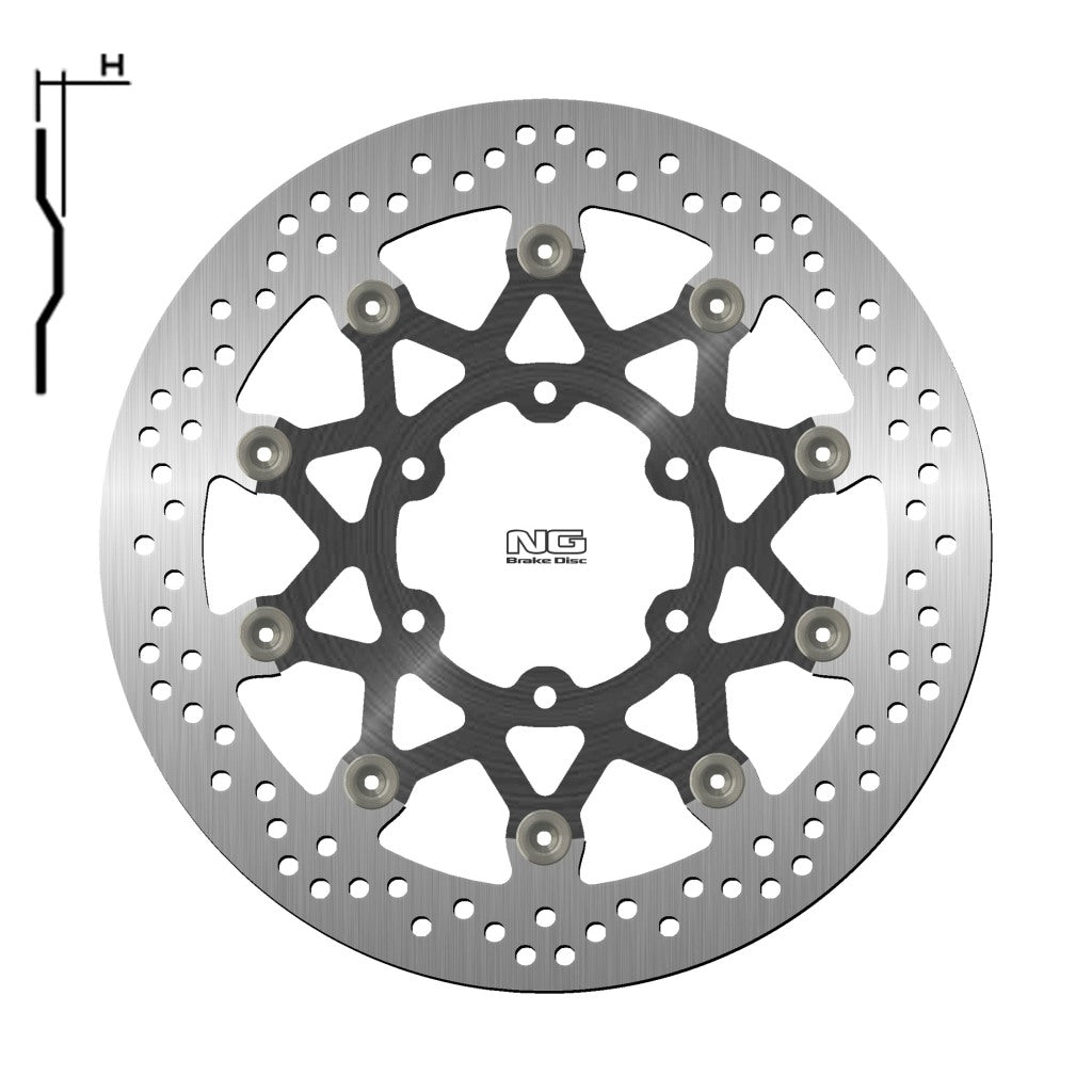 NG BRAKES NG1642G brake disc