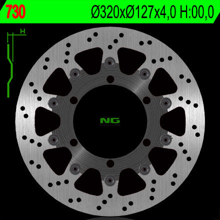 NG BRAKES NG730 brake disc